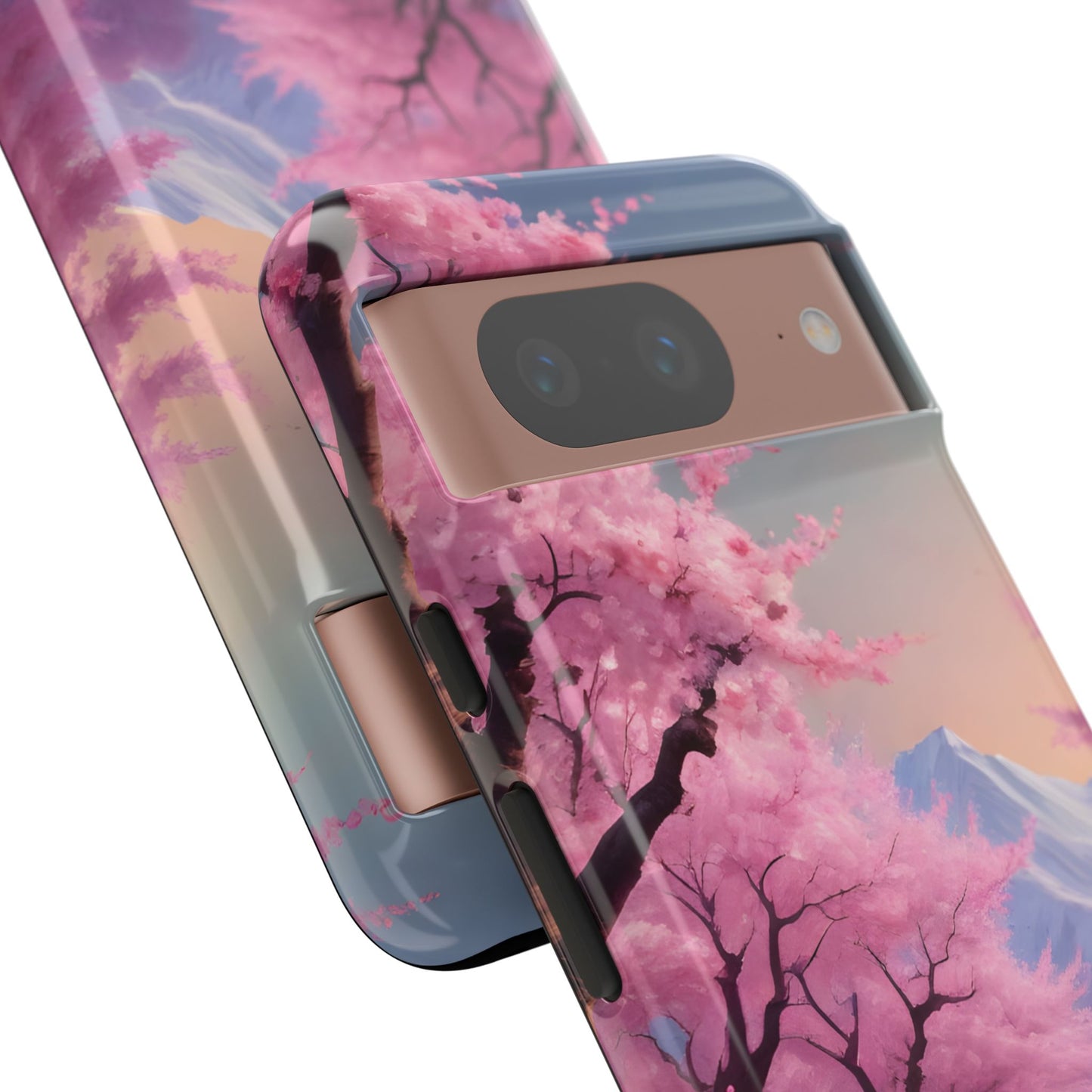 Funda para teléfono con diseño de flor de cerezo, estética primaveral, funda resistente para teléfono, diseño floral, regalo para amantes de la naturaleza, funda Sakura.