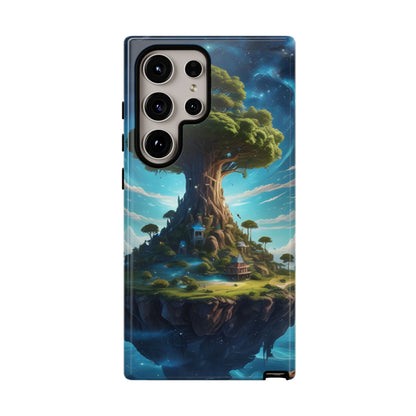 Mystical Tree Phone Case, Tough Cases, Unique Phone Cover, Magical Landscape, Gift for Nature Lovers, Protective Case, Whimsical Design