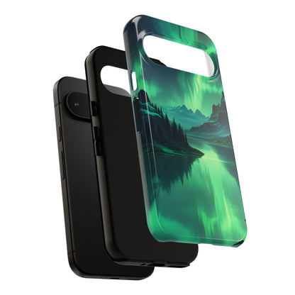 Aurora Borealis Phone Case, Tough Cases for Nature Lovers, Celestial Art Phone Cover, Unique Gift for Outdoorsy Friends, Compatible [...]
