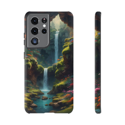 Waterfall Phone Case - Tough Cases, Waterfall Design, Aesthetic Phone Cover, Gift for Nature Lovers, Phone Protector