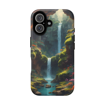 Waterfall Phone Case - Tough Cases, Waterfall Design, Aesthetic Phone Cover, Gift for Nature Lovers, Phone Protector