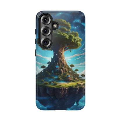Mystical Tree Phone Case, Tough Cases, Unique Phone Cover, Magical Landscape, Gift for Nature Lovers, Protective Case, Whimsical Design