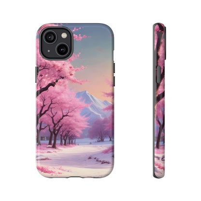 Cherry Blossom Phone Case, Spring Aesthetic, Tough Phone Cover, Floral Design, Nature Lover Gift, Sakura Case