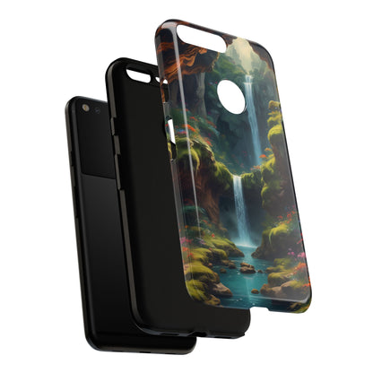 Waterfall Phone Case - Tough Cases, Waterfall Design, Aesthetic Phone Cover, Gift for Nature Lovers, Phone Protector