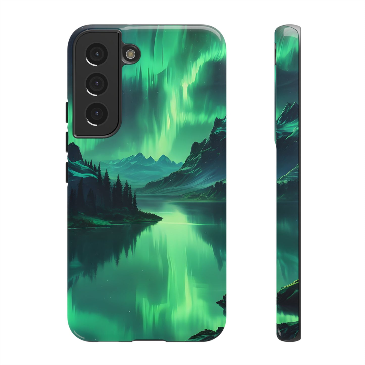 Carcasa para teléfono Aurora Boreal, carcasas resistentes para amantes de la naturaleza, funda para teléfono con arte celestial, regalo único para amigos amantes de la naturaleza, compatible [...]