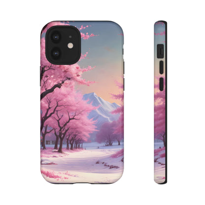 Cherry Blossom Phone Case, Spring Aesthetic, Tough Phone Cover, Floral Design, Nature Lover Gift, Sakura Case