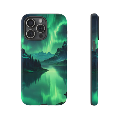 Aurora Borealis Phone Case, Tough Cases for Nature Lovers, Celestial Art Phone Cover, Unique Gift for Outdoorsy Friends, Compatible [...]