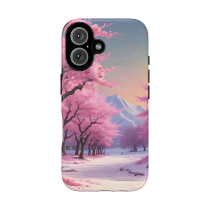 Cherry Blossom Phone Case, Spring Aesthetic, Tough Phone Cover, Floral Design, Nature Lover Gift, Sakura Case