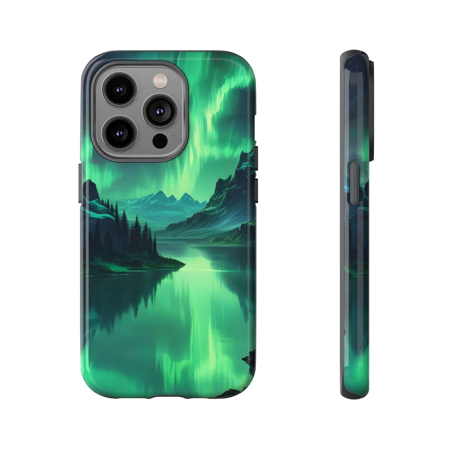 Carcasa para teléfono Aurora Boreal, carcasas resistentes para amantes de la naturaleza, funda para teléfono con arte celestial, regalo único para amigos amantes de la naturaleza, compatible [...]