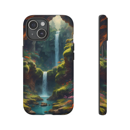 Waterfall Phone Case - Tough Cases, Waterfall Design, Aesthetic Phone Cover, Gift for Nature Lovers, Phone Protector