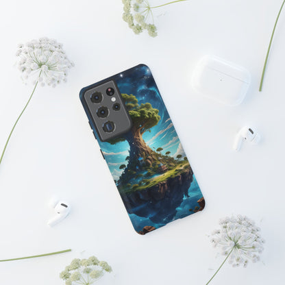 Mystical Tree Phone Case, Tough Cases, Unique Phone Cover, Magical Landscape, Gift for Nature Lovers, Protective Case, Whimsical Design