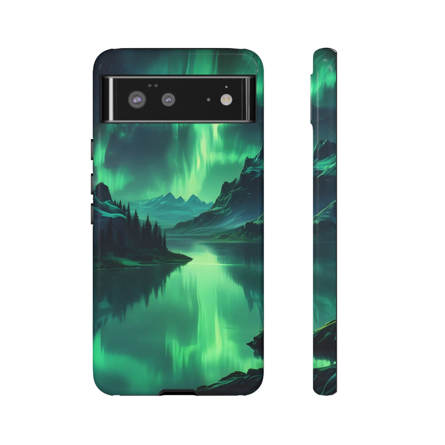 Carcasa para teléfono Aurora Boreal, carcasas resistentes para amantes de la naturaleza, funda para teléfono con arte celestial, regalo único para amigos amantes de la naturaleza, compatible [...]