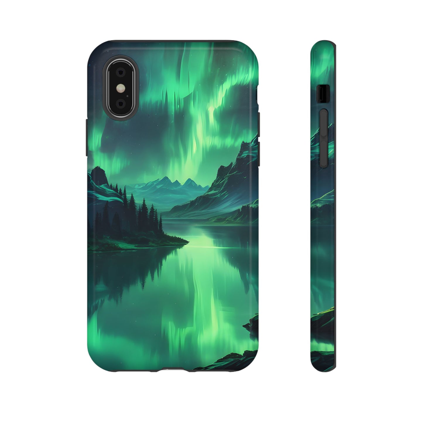 Carcasa para teléfono Aurora Boreal, carcasas resistentes para amantes de la naturaleza, funda para teléfono con arte celestial, regalo único para amigos amantes de la naturaleza, compatible [...]