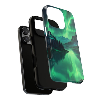 Aurora Borealis Phone Case, Tough Cases for Nature Lovers, Celestial Art Phone Cover, Unique Gift for Outdoorsy Friends, Compatible [...]