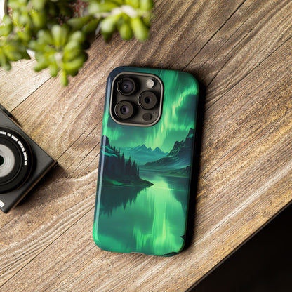 Aurora Borealis Phone Case, Tough Cases for Nature Lovers, Celestial Art Phone Cover, Unique Gift for Outdoorsy Friends, Compatible [...]