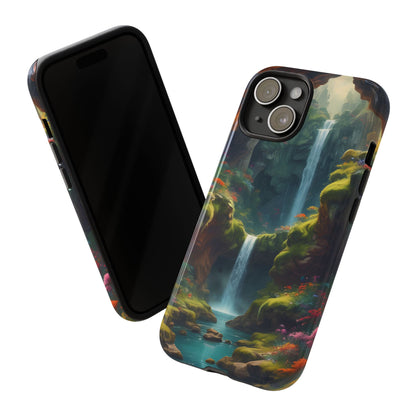 Waterfall Phone Case - Tough Cases, Waterfall Design, Aesthetic Phone Cover, Gift for Nature Lovers, Phone Protector