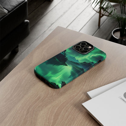 Aurora Borealis Phone Case, Tough Cases for Nature Lovers, Celestial Art Phone Cover, Unique Gift for Outdoorsy Friends, Compatible [...]