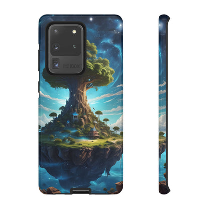 Mystical Tree Phone Case, Tough Cases, Unique Phone Cover, Magical Landscape, Gift for Nature Lovers, Protective Case, Whimsical Design