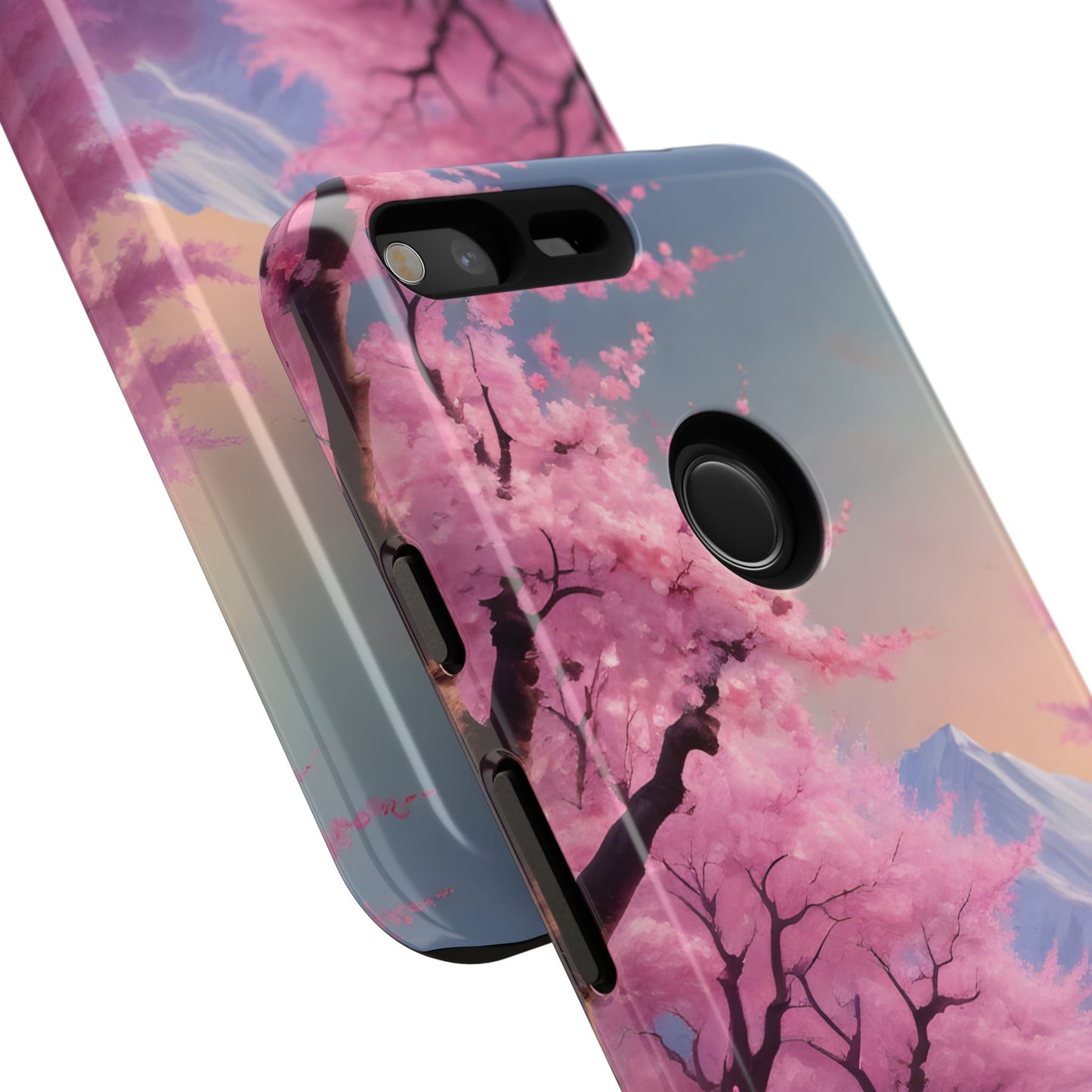 Funda para teléfono con diseño de flor de cerezo, estética primaveral, funda resistente para teléfono, diseño floral, regalo para amantes de la naturaleza, funda Sakura.