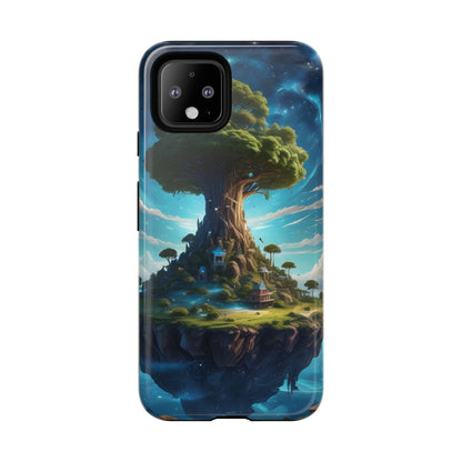 Mystical Tree Phone Case, Tough Cases, Unique Phone Cover, Magical Landscape, Gift for Nature Lovers, Protective Case, Whimsical Design