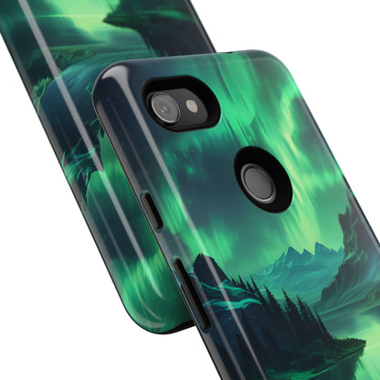 Aurora Borealis Phone Case, Tough Cases for Nature Lovers, Celestial Art Phone Cover, Unique Gift for Outdoorsy Friends, Compatible [...]