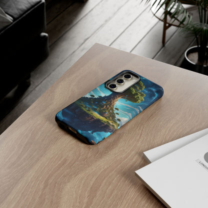 Mystical Tree Phone Case, Tough Cases, Unique Phone Cover, Magical Landscape, Gift for Nature Lovers, Protective Case, Whimsical Design