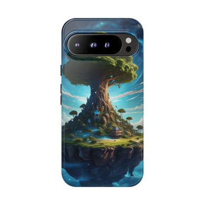 Mystical Tree Phone Case, Tough Cases, Unique Phone Cover, Magical Landscape, Gift for Nature Lovers, Protective Case, Whimsical Design