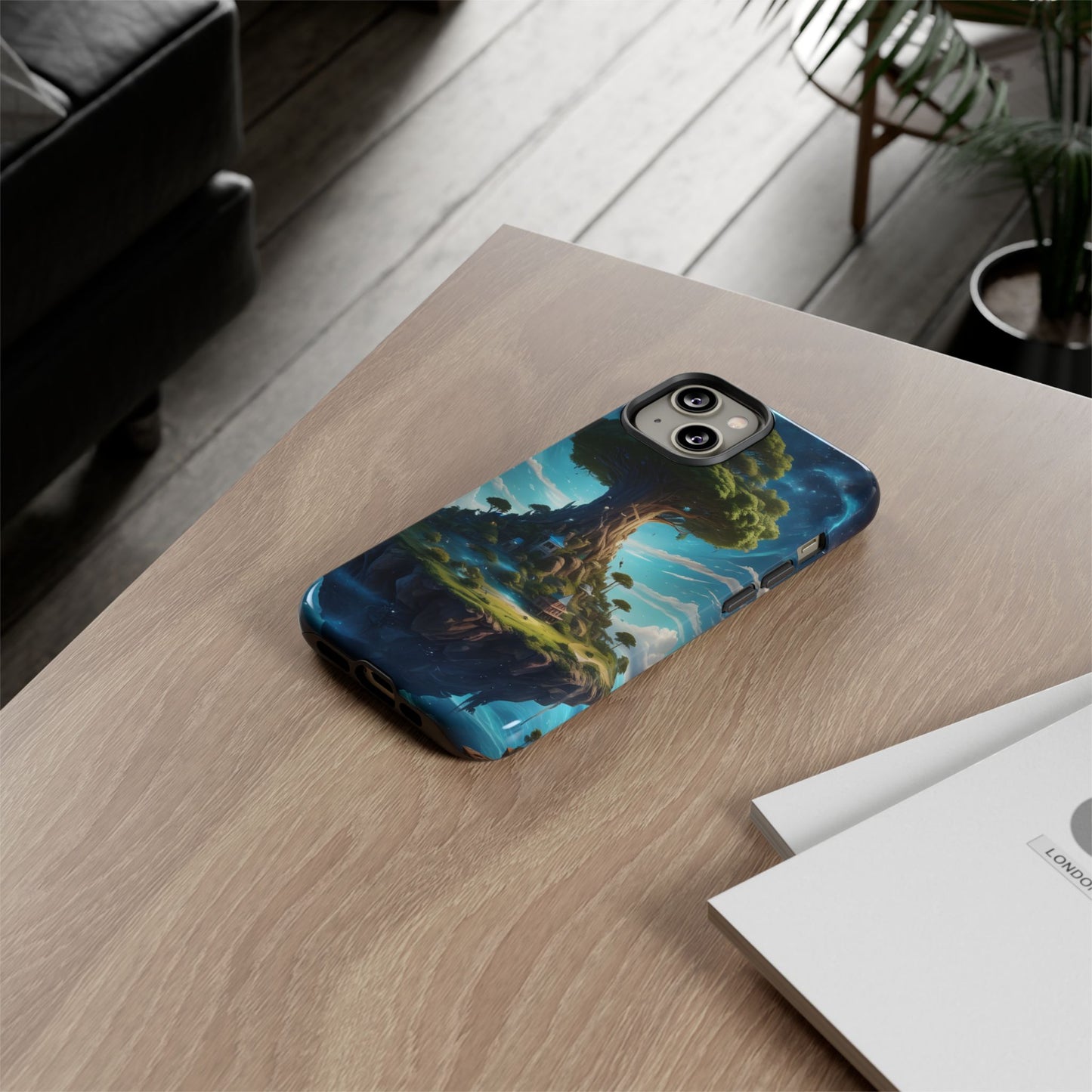 Carcasa para móvil Árbol Místico, Carcasas Resistentes, Funda para Móvil Única, Paisaje Mágico, Regalo para Amantes de la Naturaleza, Carcasa Protectora, Diseño Fantástico