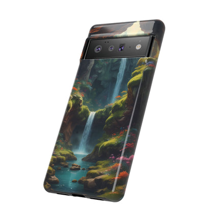 Waterfall Phone Case - Tough Cases, Waterfall Design, Aesthetic Phone Cover, Gift for Nature Lovers, Phone Protector