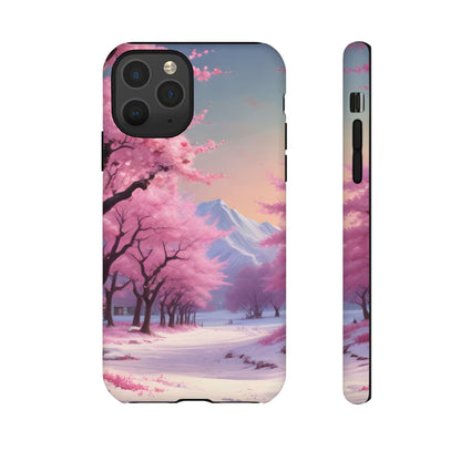 Cherry Blossom Phone Case, Spring Aesthetic, Tough Phone Cover, Floral Design, Nature Lover Gift, Sakura Case
