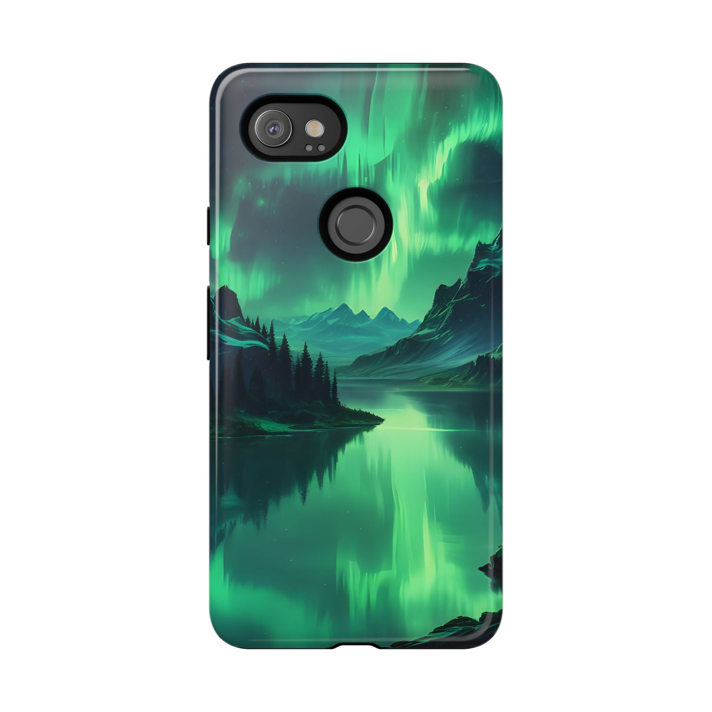 Carcasa para teléfono Aurora Boreal, carcasas resistentes para amantes de la naturaleza, funda para teléfono con arte celestial, regalo único para amigos amantes de la naturaleza, compatible [...]