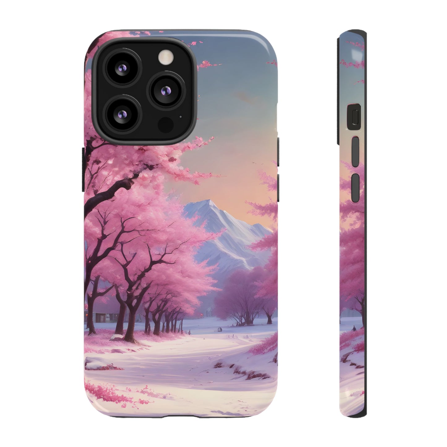Funda para teléfono con diseño de flor de cerezo, estética primaveral, funda resistente para teléfono, diseño floral, regalo para amantes de la naturaleza, funda Sakura.