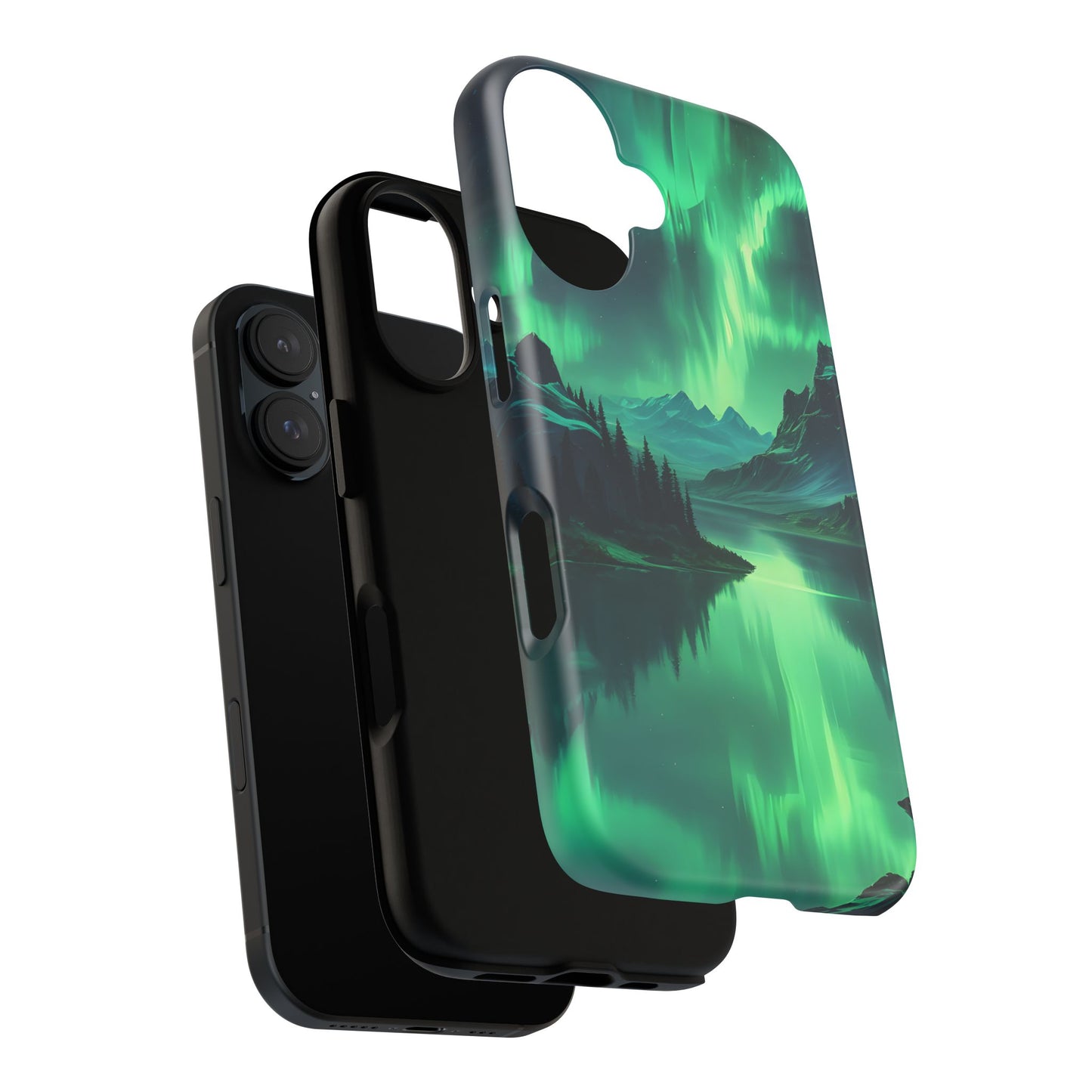 Carcasa para teléfono Aurora Boreal, carcasas resistentes para amantes de la naturaleza, funda para teléfono con arte celestial, regalo único para amigos amantes de la naturaleza, compatible [...]