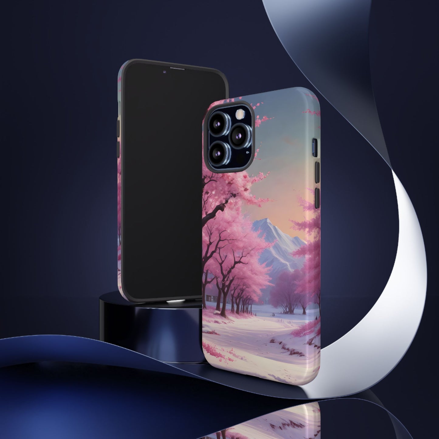 Funda para teléfono con diseño de flor de cerezo, estética primaveral, funda resistente para teléfono, diseño floral, regalo para amantes de la naturaleza, funda Sakura.