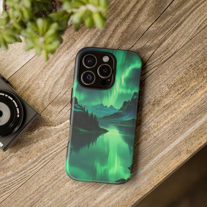 Aurora Borealis Phone Case, Tough Cases for Nature Lovers, Celestial Art Phone Cover, Unique Gift for Outdoorsy Friends, Compatible [...]