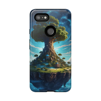 Mystical Tree Phone Case, Tough Cases, Unique Phone Cover, Magical Landscape, Gift for Nature Lovers, Protective Case, Whimsical Design