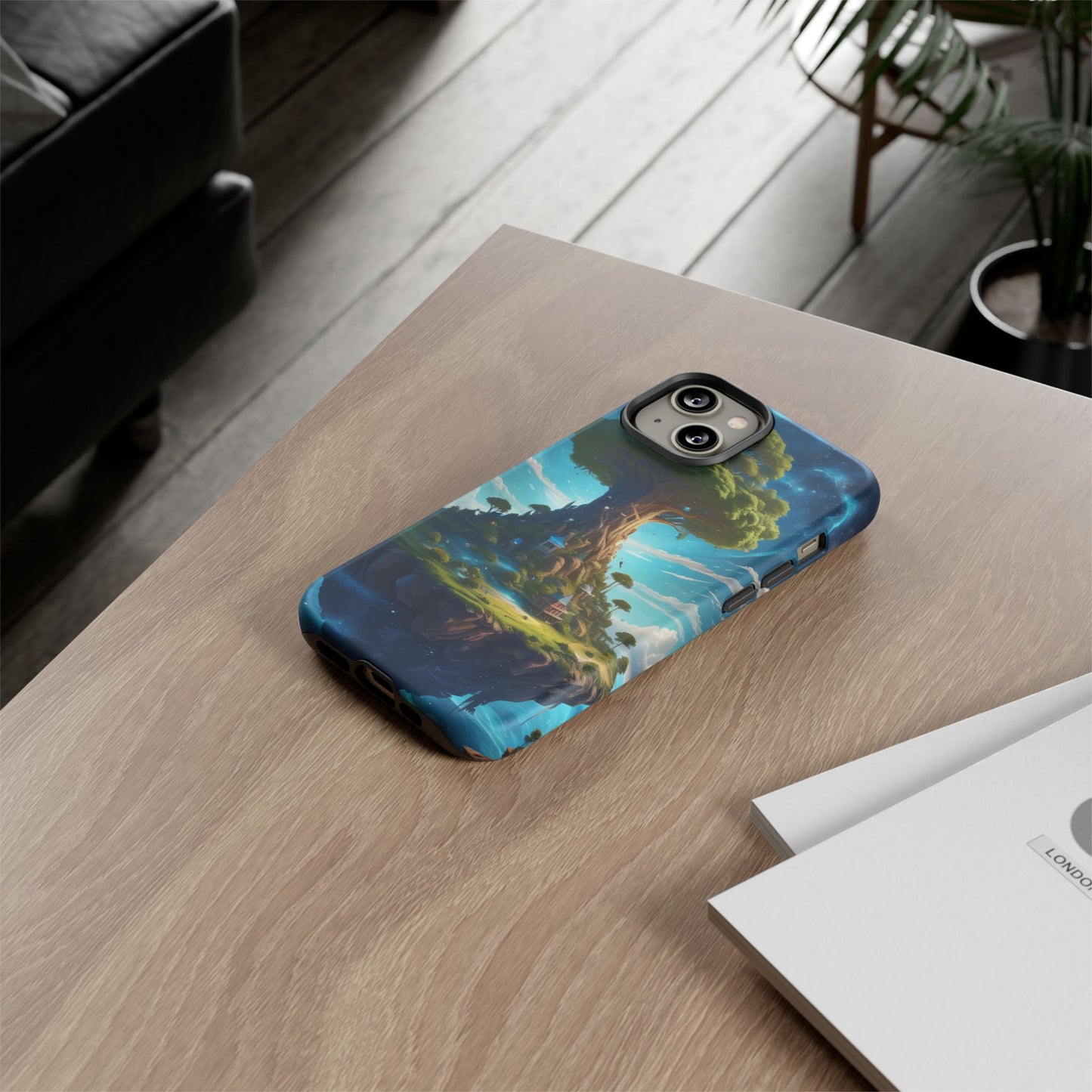 Carcasa para móvil Árbol Místico, Carcasas Resistentes, Funda para Móvil Única, Paisaje Mágico, Regalo para Amantes de la Naturaleza, Carcasa Protectora, Diseño Fantástico