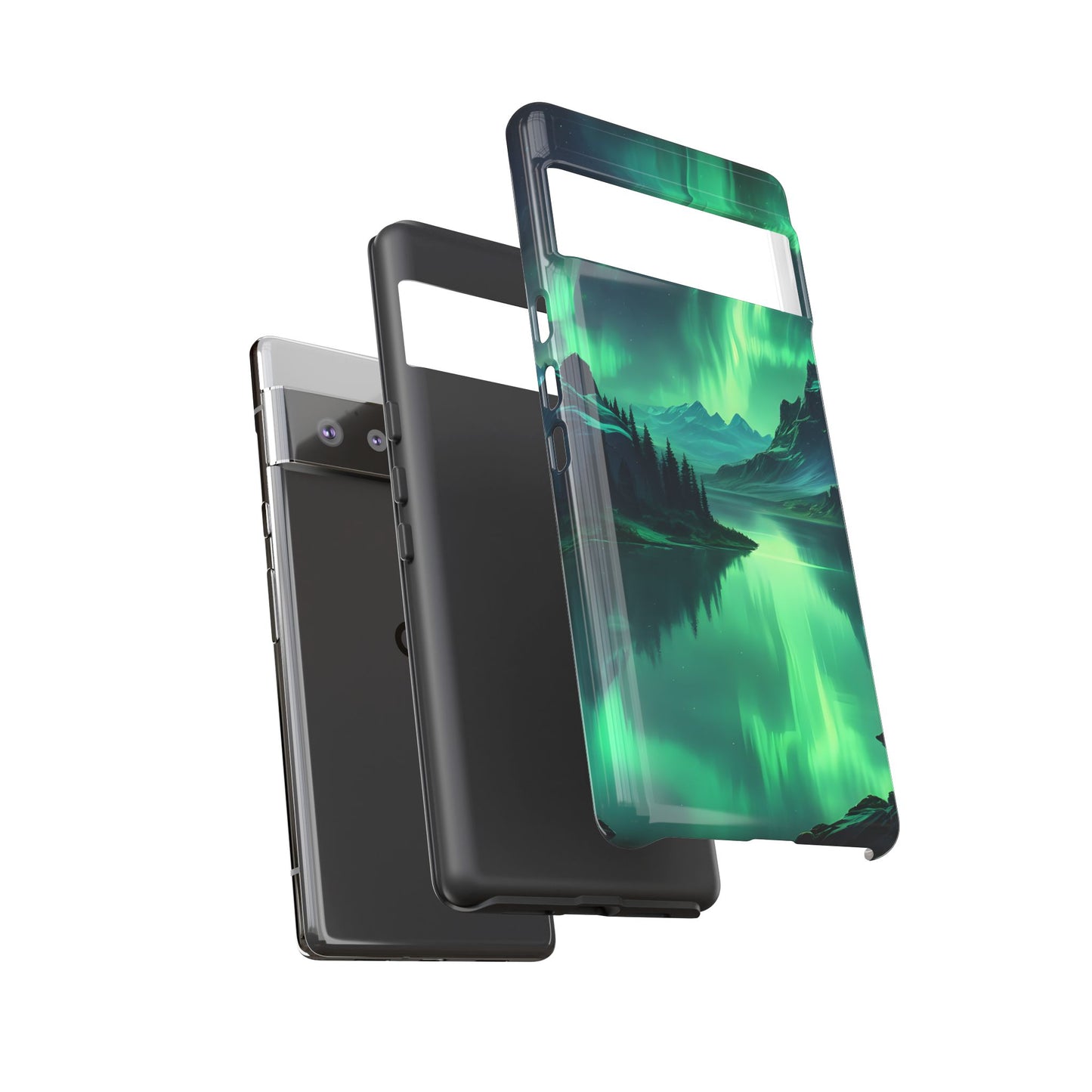 Carcasa para teléfono Aurora Boreal, carcasas resistentes para amantes de la naturaleza, funda para teléfono con arte celestial, regalo único para amigos amantes de la naturaleza, compatible [...]
