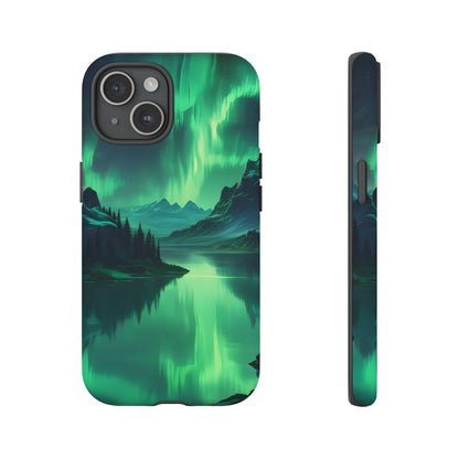 Aurora Borealis Phone Case, Tough Cases for Nature Lovers, Celestial Art Phone Cover, Unique Gift for Outdoorsy Friends, Compatible [...]