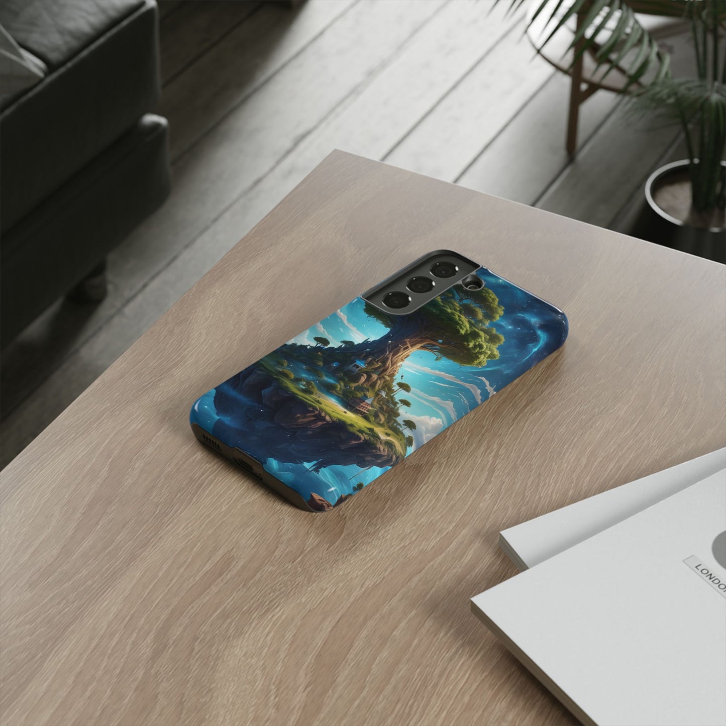 Carcasa para móvil Árbol Místico, Carcasas Resistentes, Funda para Móvil Única, Paisaje Mágico, Regalo para Amantes de la Naturaleza, Carcasa Protectora, Diseño Fantástico