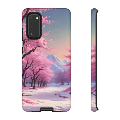 Cherry Blossom Phone Case, Spring Aesthetic, Tough Phone Cover, Floral Design, Nature Lover Gift, Sakura Case