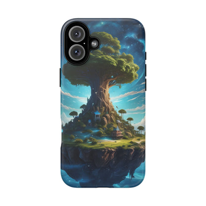 Mystical Tree Phone Case, Tough Cases, Unique Phone Cover, Magical Landscape, Gift for Nature Lovers, Protective Case, Whimsical Design