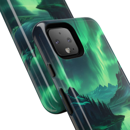 Aurora Borealis Phone Case, Tough Cases for Nature Lovers, Celestial Art Phone Cover, Unique Gift for Outdoorsy Friends, Compatible [...]