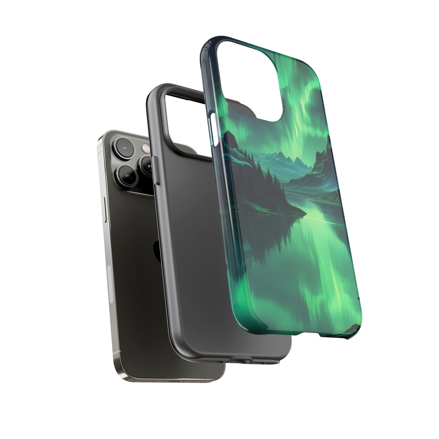 Carcasa para teléfono Aurora Boreal, carcasas resistentes para amantes de la naturaleza, funda para teléfono con arte celestial, regalo único para amigos amantes de la naturaleza, compatible [...]