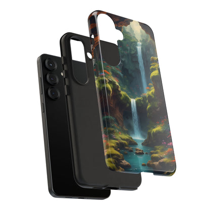 Waterfall Phone Case - Tough Cases, Waterfall Design, Aesthetic Phone Cover, Gift for Nature Lovers, Phone Protector