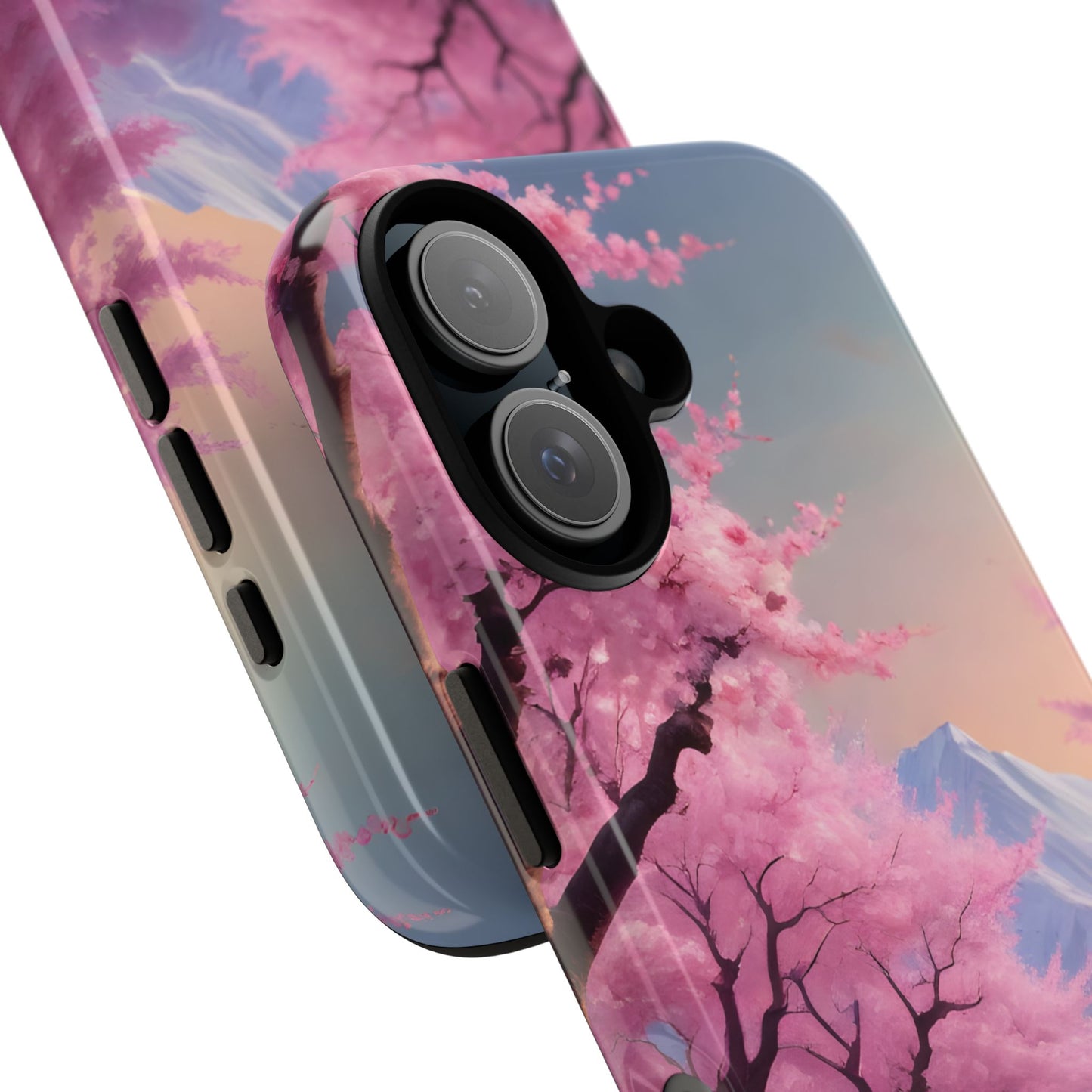 Funda para teléfono con diseño de flor de cerezo, estética primaveral, funda resistente para teléfono, diseño floral, regalo para amantes de la naturaleza, funda Sakura.