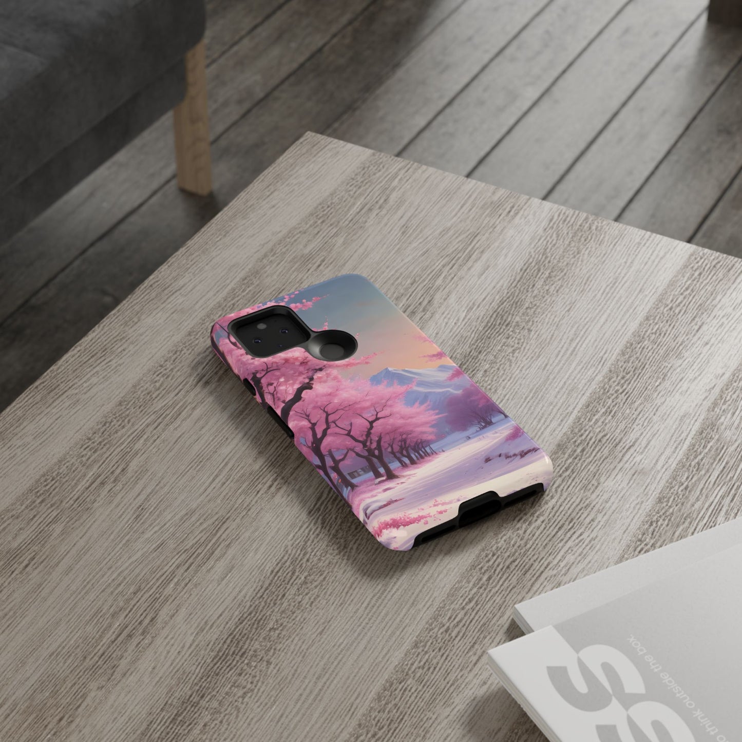 Funda para teléfono con diseño de flor de cerezo, estética primaveral, funda resistente para teléfono, diseño floral, regalo para amantes de la naturaleza, funda Sakura.
