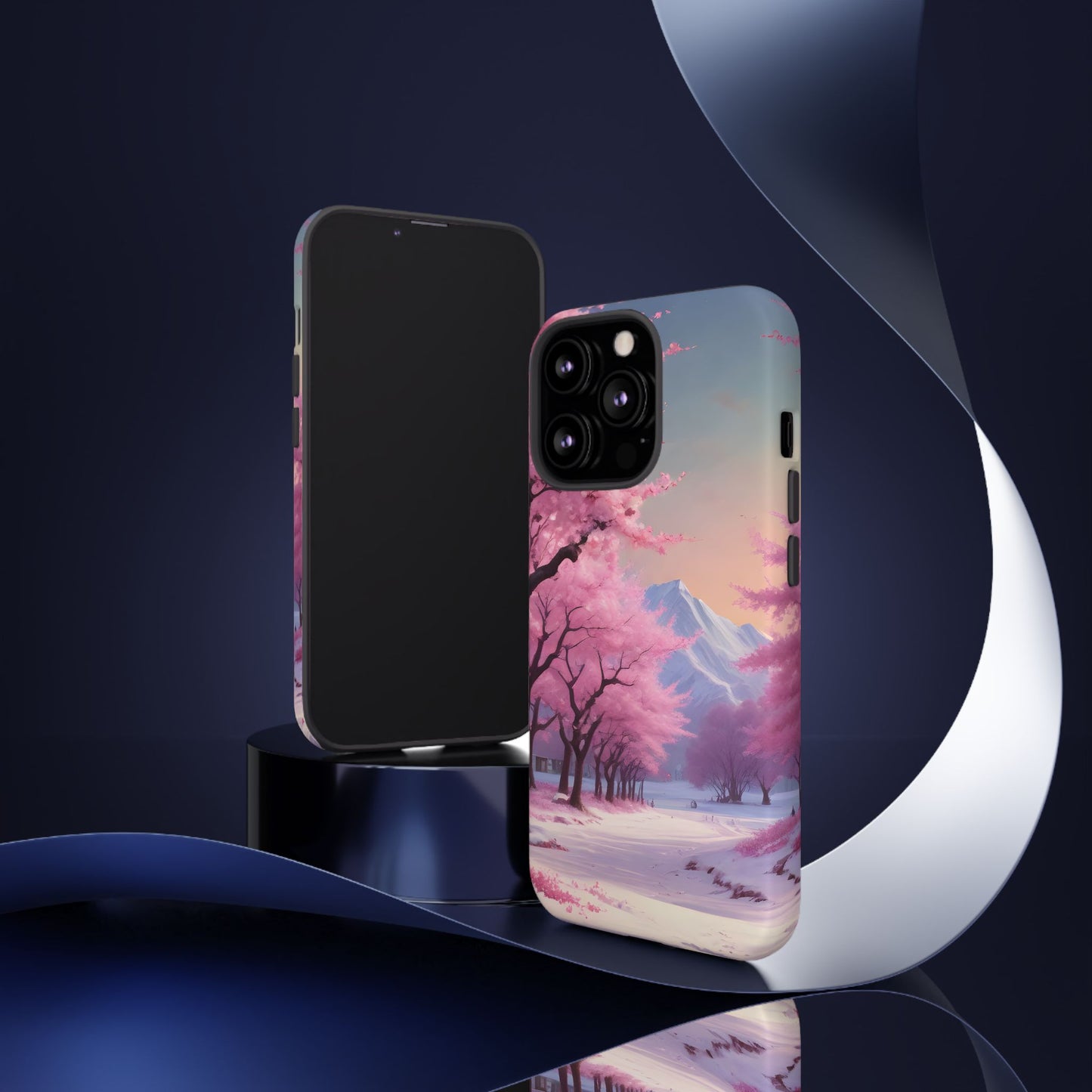 Funda para teléfono con diseño de flor de cerezo, estética primaveral, funda resistente para teléfono, diseño floral, regalo para amantes de la naturaleza, funda Sakura.
