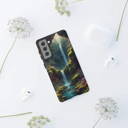 Waterfall Phone Case - Tough Cases, Waterfall Design, Aesthetic Phone Cover, Gift for Nature Lovers, Phone Protector
