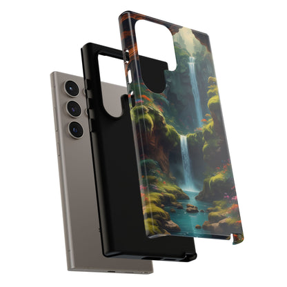 Waterfall Phone Case - Tough Cases, Waterfall Design, Aesthetic Phone Cover, Gift for Nature Lovers, Phone Protector